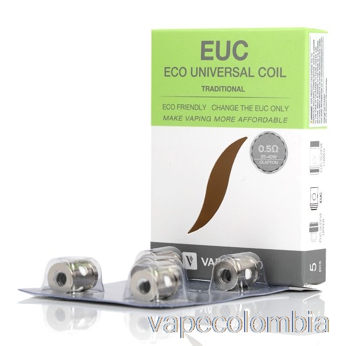 Vape Recargable Vaporesso Euc Bobinas De Repuesto 0.5ohm Euc Clapton Tradicional